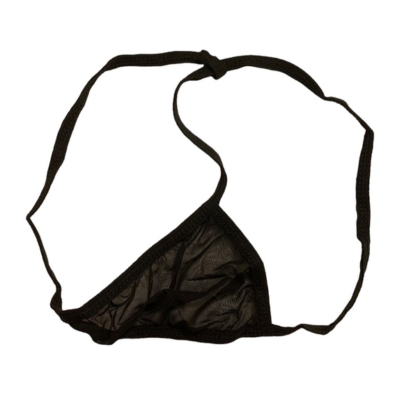 Sexy black mesh soft lace Slits bridal wedding babydoll chemises nightgown - Picture 12 of 12